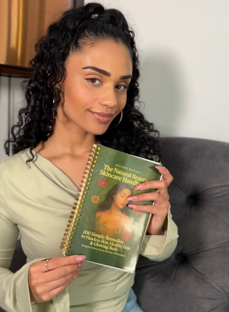 Katrina holding the Handbook