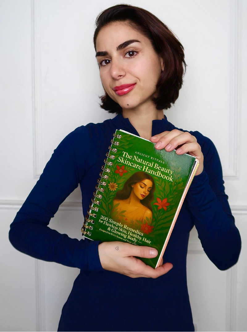 Maria holding the Handbook