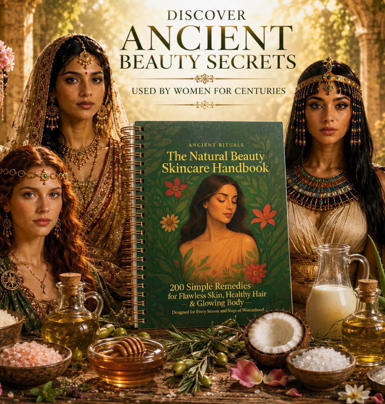 Beauty rituals inspired by Egypt, India, Japan, Persia and West Africa