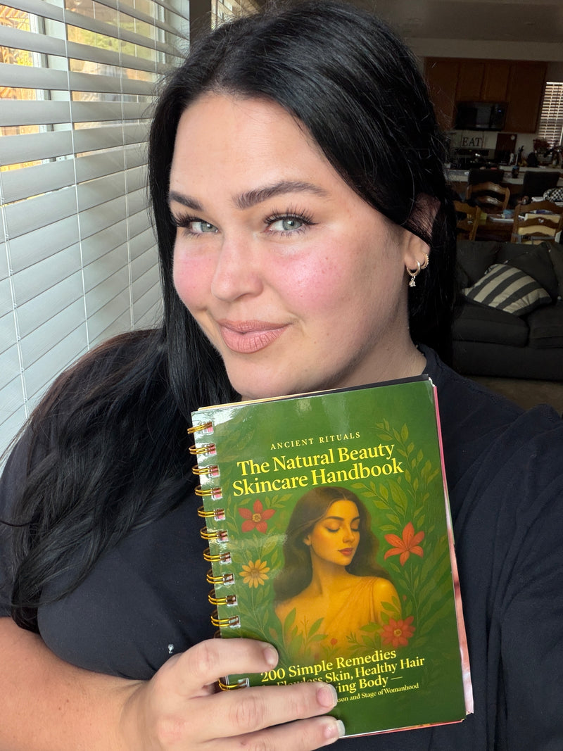 Mandy holding the Handbook